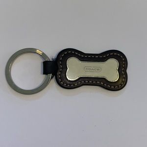 Coach Dog Bone Key Fob Key Ring Charm